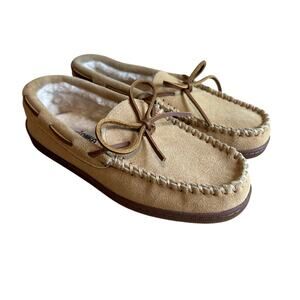 Minnetonka Men's Pile Lined Hardsole House Shoe Slipper Style 3901 7